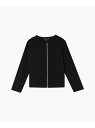 agnes b. ENFANT M376 E CARDIGAN キッズ ジップカーディガン アニエスベー トップス カーディガン ブラック【送料無料】