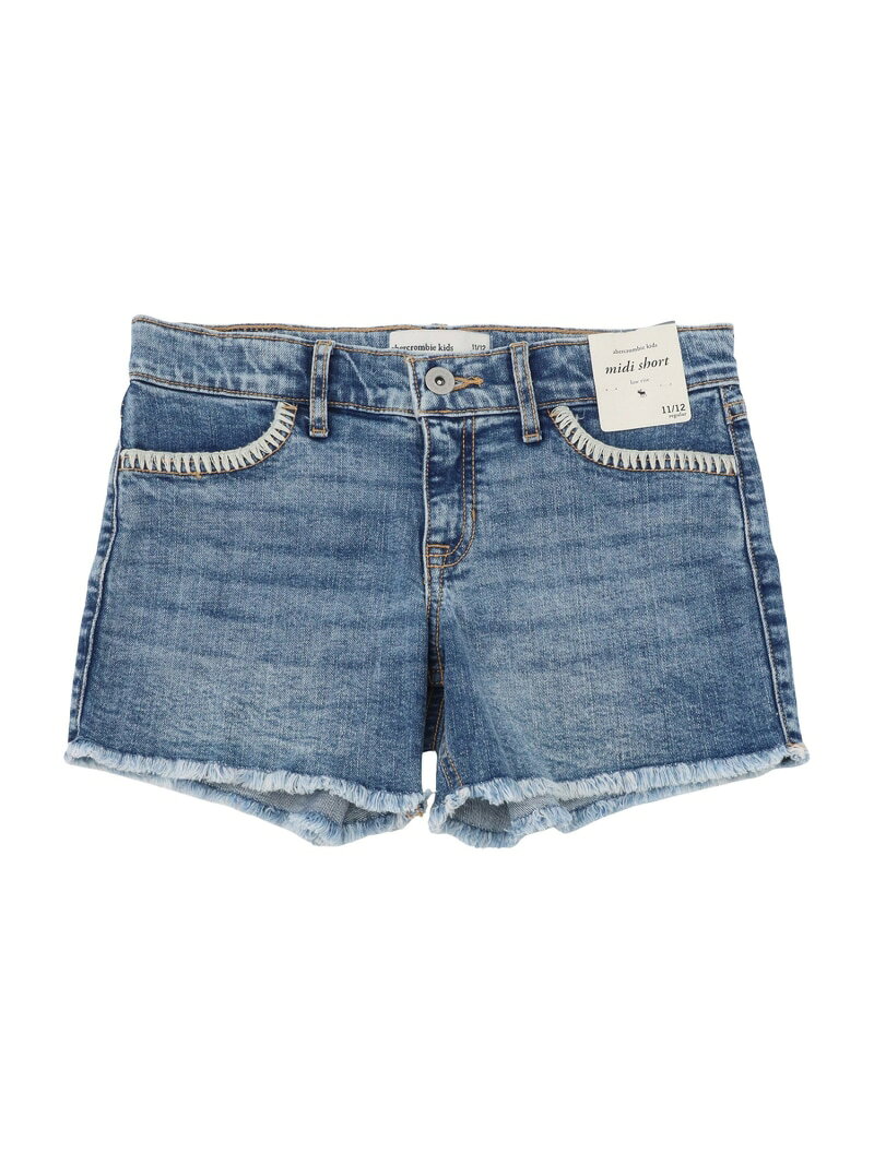 abercrombie kids  A&F(アバクロンビー&フィッチ) パンツ AFG LR MIDI STITCHY DENIM SHOR ルーキーキッズ パンツ その他のパンツ ブルー