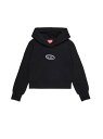 DIESEL キッズ プルオーバーパーカー SASYHOOD ディーゼル トップス パーカー・フーディー ピンク ブラック【送料無料】