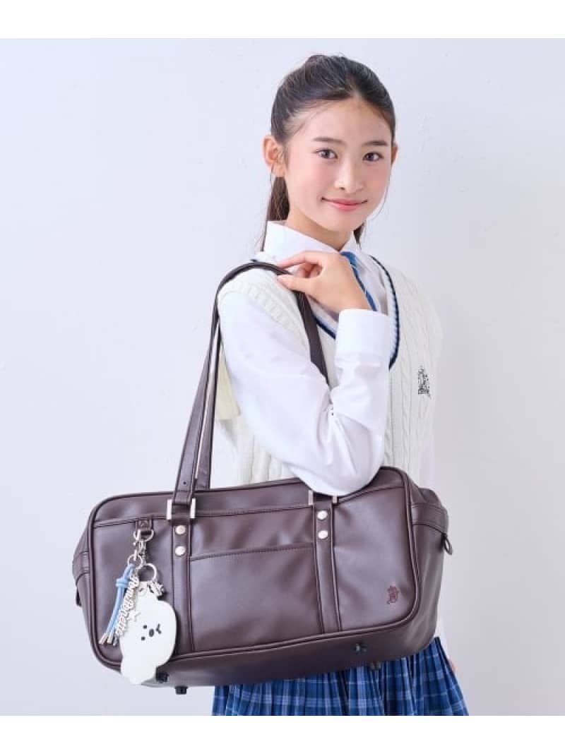 pom ponette junior 合皮スクールバッグ ナルミヤオンライン バッグ ショルダーバッグ【送料無料】