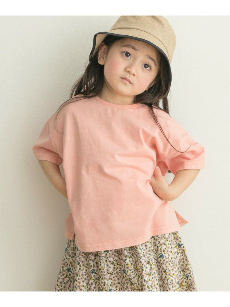 【SALE／40%OFF】URBAN RESEARCH DOORS ガーメントダイ半袖Tシャツ(KIDS) アーバンリサーチドアーズ トップス その他のトップス ピンク グリーン【RBA_E】