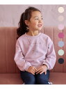 any FAM KIDS 【WEB限定】7days 裏毛 トレーナー エニィファム トップス スウェット・トレーナー グリーン ブルー ピンク パープル ベージ...