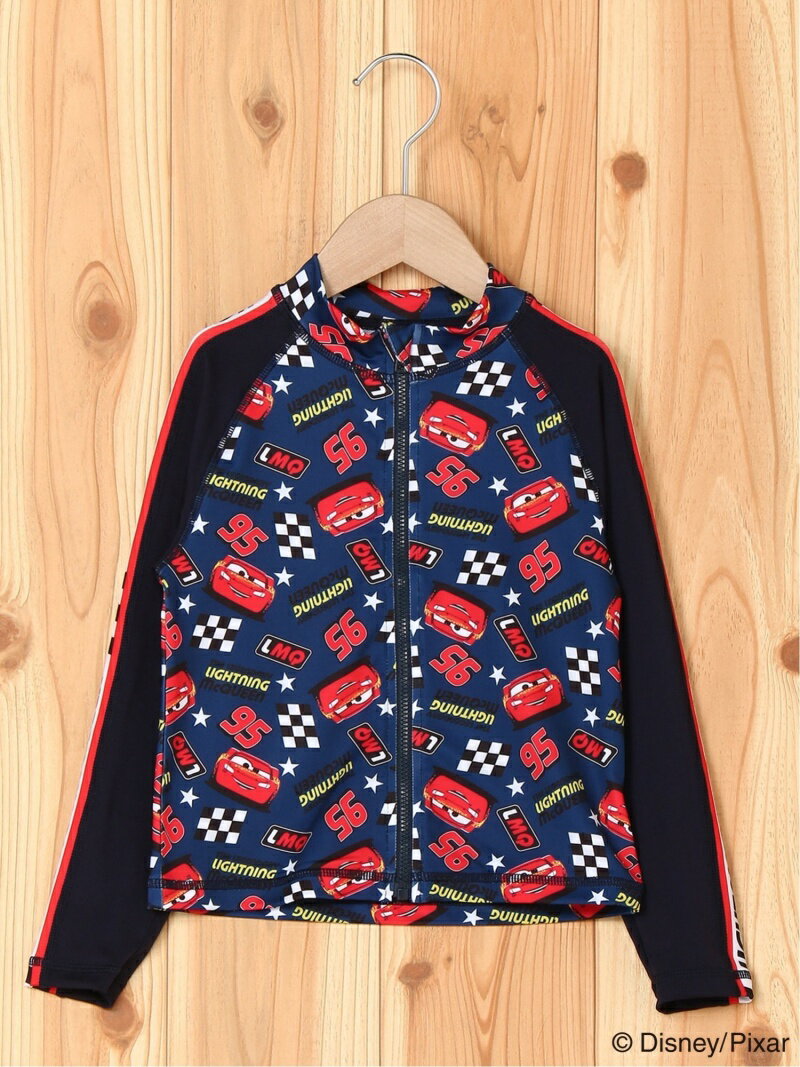 【SALE／30%OFF】Disney・PIXAR CARS Disney・PIXAR CARS/ラッシュガード タキヒヨーベビーアンドキッズ 水着・スイムグッズ 水着 ネイビー レッド【RBA_E】のサムネイル