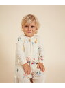 プチバトー　ベビー服 【SALE／10%OFF】PETIT BATEAU プリント足なしロンパース プチバトー マタニティウェア・ベビー用品 ロンパース・カバーオール ホワイト【RBA_E】【送料無料】