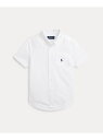 POLO RALPH LAUREN (ボーイズ 2才~7才)コットン シアサッカー ショートスリーブ シャツ ラルフローレン トップス シャツ・ブラウス ホワイ...