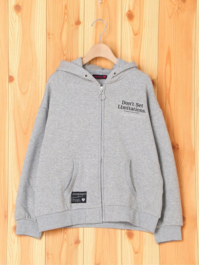 【SALE／50%OFF】Lovetoxic 裏シャギーバック刺繍ZIPPK ナルミヤオンライン ジャケット・アウター その他のジャケット・アウター グレー レッド ブラック ベージュ【RBA_E】のサムネイル