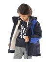 【SALE／30%OFF】SHIPS KIDS SHIPS KIDS:100~130cm / マウンテン フード 2in1 ジャケット シップス ジャケット・アウター その他のジャケット・アウター ブルー ブラック【RBA_E】【送料無料】