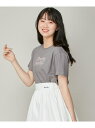 【SALE/30%OFF】JENNI love 【コットン100%】パールホットフィックスロゴTシャツ ジェニィオンラインショップ トップス カットソー・Tシャツ ブルー ホワイト グレー【RBA_E】