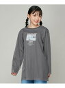 【SALE/50%OFF】JENNI love 【セットアイテム】チュールT+ロング丈Tシャツセット ジェニィオンラインショップ トップス カットソー・Tシャツ グレー ホワイト【RBA_E】