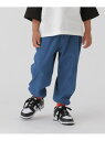 【SALE/20%OFF】GLOBAL WORK スゴラクストレッチデニムジョグ/100-120cm展開/234557 グローバルワーク パンツ ジーンズ・デニムパンツ ブラック【RBA_E】