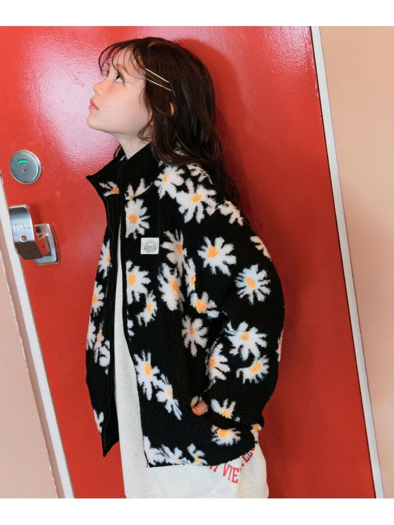 BAYFLOW [通園・通学にぴったり♪]柄フリースジップブルゾン(KIDS) ベイフロー ジャケット・アウター ブ..