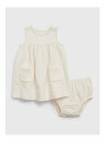 【SALE/40%OFF】GAP (K)キルティングジャンパー セットアップ ギャップ ワンピース・ドレス ジャンパースカート ホワイト ネイビー【RBA_E】