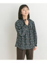 【SALE/50%OFF】URBAN RESEARCH DOORS 『WEB/一部店舗限定サイズ』花柄プリントギャザーフリルブラウス(KIDS) アーバンリサー...