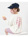 【SALE/31%OFF】devirock デビラボ ガールズ BOXシルエット プリント トレーナー デビロック トップス スウェット・トレーナー パープル ...