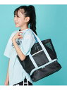 JENNI メッシュ2ルームバッグ ジェニィオンラインショップ バッグ トートバッグ ブラック ブルー【送料無料】