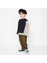 branshes サイドライン入りロングパンツ ブランシェス パンツ その他のパンツ ベージュ ブラウン