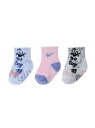 NIKE ソックス(10-14cm) NIKE(ナイキ) GIRLS 3PK GRIPPER ANKLE SOCK ルーキーユーエスエー 靴下・レッグウェア 靴下 パープル