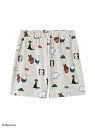 gelato pique 【Dick Bruna】【KIDS】【接触冷感】総柄ショートパンツ ジェラートピケ パンツ その他のパンツ ピンク グレー イエロー【...
