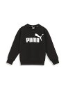 【SALE／30%OFF】PUMA キッズ ボーイズ ESS ビッグロゴ クルースウェット 120-160cm プーマ スポーツ・アウトドア用品 その他のスポーツ・アウトドア用品 ブラック【RBA_E】