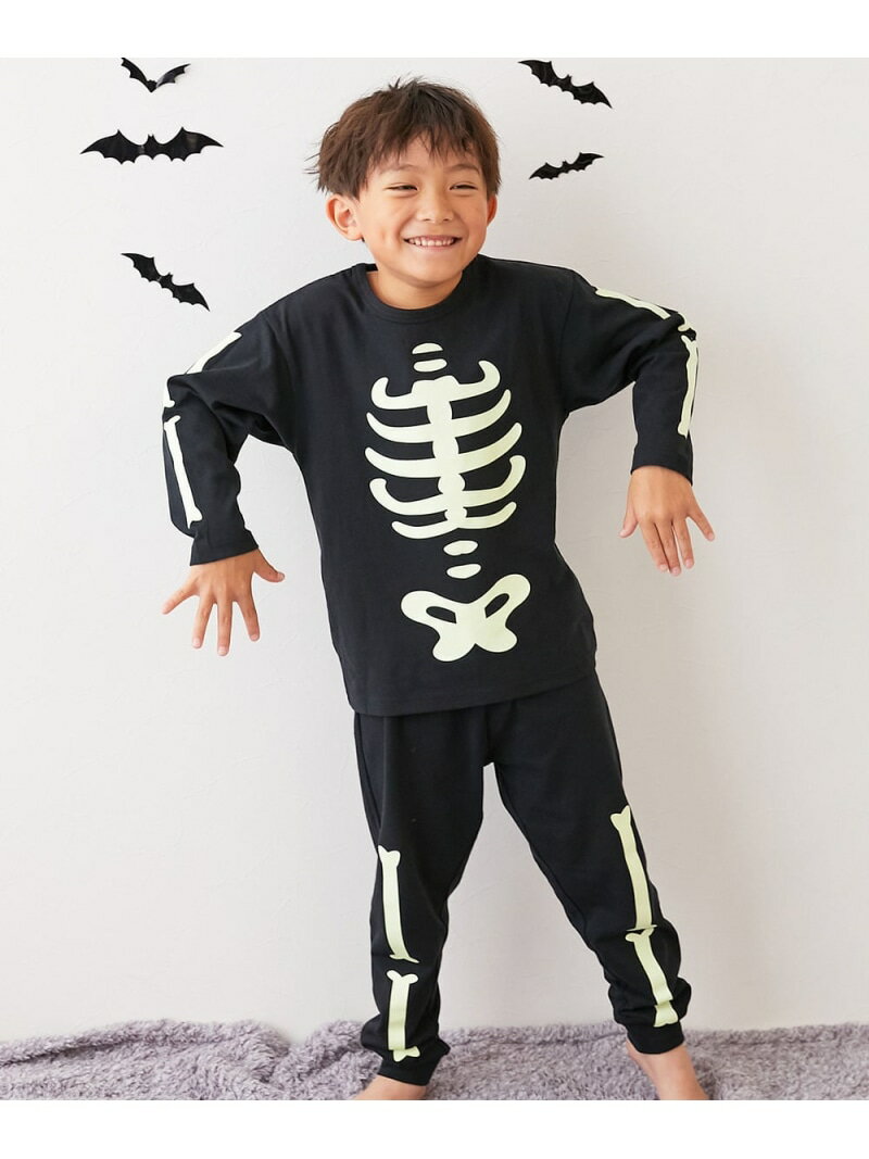 devirock 綿100% 暗闇で光る わくわくパジャマ パジャマ 長袖パジャマ ルームウェア 25AW デビロック ..