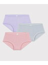 PETIT BATEAU ショーツ3枚組 プチバトー インナー・ルームウェア ショーツ【送料無料】