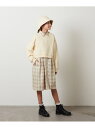 【SALE／20%OFF】a.v.v [160]【2点セット】チェックシャツワンピ&ショートプルオーバー アー・ヴェ・ヴェ ワンピース・ドレス ワンピース ベージュ ブラック【RBA_E】【送料無料】