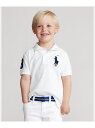 POLO RALPH LAUREN (ボーイズ 2才~7才)Big Pony コットン メッシュ ポロシャツ ラルフローレン トップス ポロシャツ ホワイト【送...