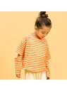 【SALE/41%OFF】BREEZE WEB限定 袖カットロンT エフオーオンラインストア トップス カットソー・Tシャツ ピンク オレンジ ブラック ホワイ...