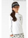 Jack Bunny!! ダンボール裏カノコ長袖モックネックカットソー (JUNIOR) ジャックバニー トップス その他のトップス ブラック ホワイト【送料無...