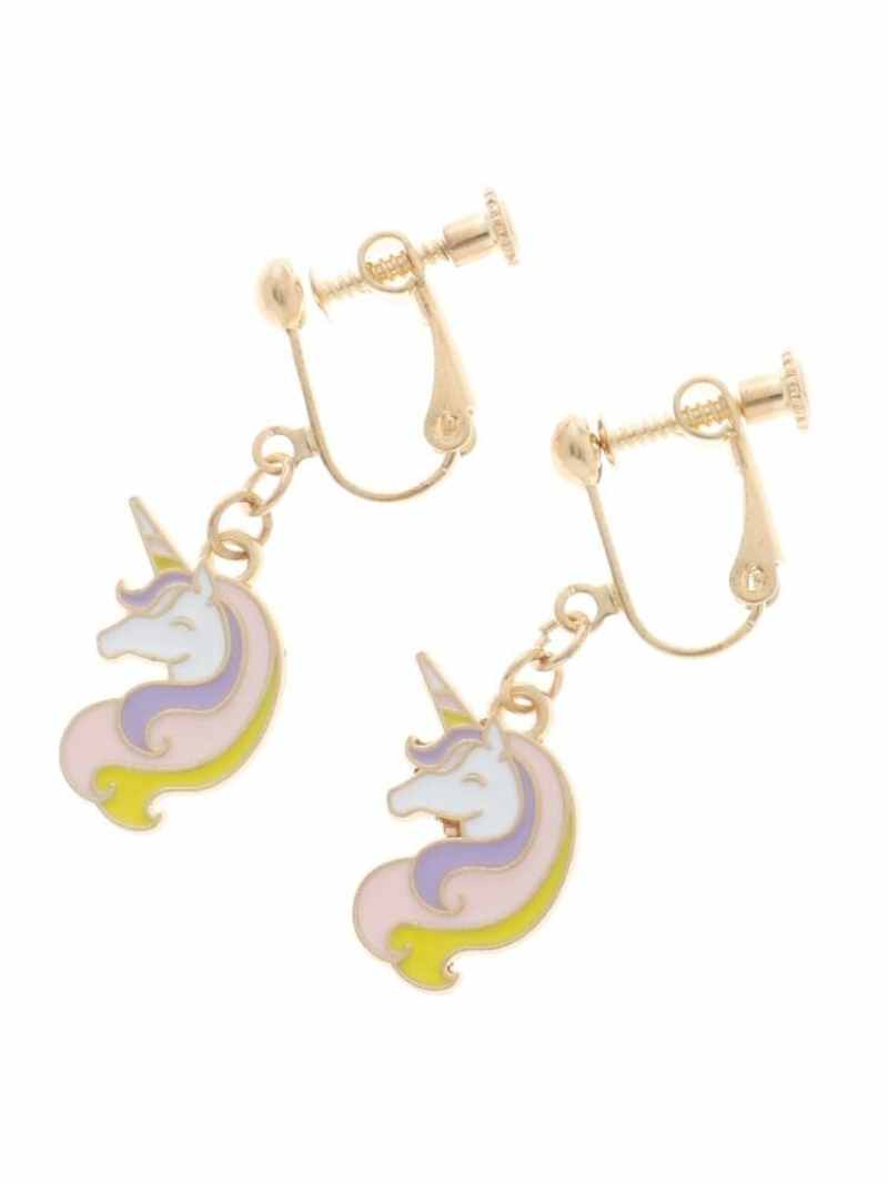 【SALE／60%OFF】PINK-latte ユニコーンイヤリング ピンク ラテ アクセサリー・腕時計 イヤリング・イヤーカフ ピンク【RBA_E】