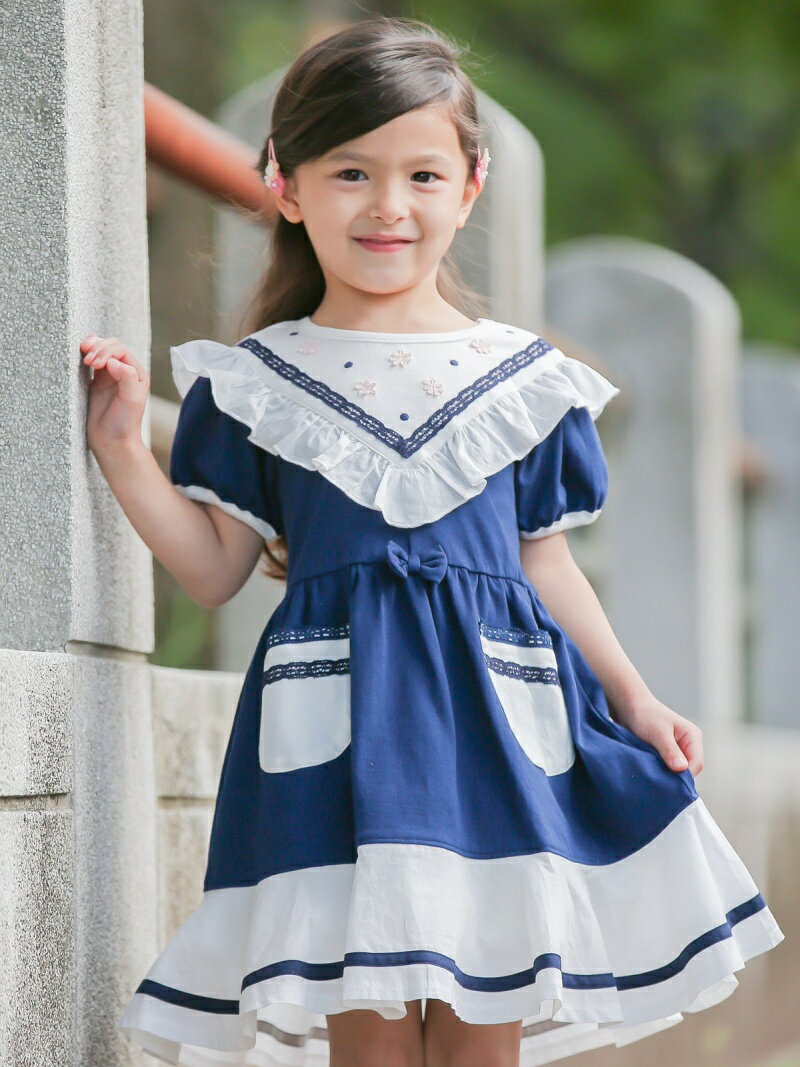 【SALE／30%OFF】Souris ノーブリーワンピース スーリー ワンピース・ドレス その他のワンピース・ドレス ネイビー【RBA_E】のサムネイル