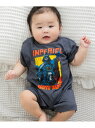 STAR WARS <スター・ウォーズ>半袖カバーオール チルツー マタニティウェア・ベビー用品 ロンパース・カバーオール グレー ホワイト(4)