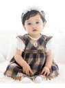 fillot de bebe reduction 【お揃い/オーガニック】チェックチュニック&ブルマセット(70~90cm) ベベ オンライン ストア スーツ・...