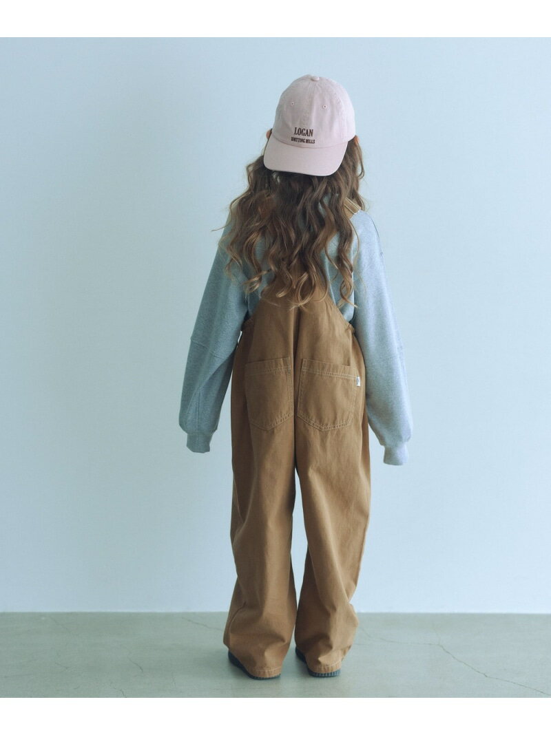 【SALE／25%OFF】UNITED ARROWS green label relaxing バレル サロペット / キッズ 120cm-160cm ユナイテッドアローズ グリーンレーベルリラクシング ワンピース・ドレス その他のワンピース・ドレス グレー ブラウン【RBA_E】