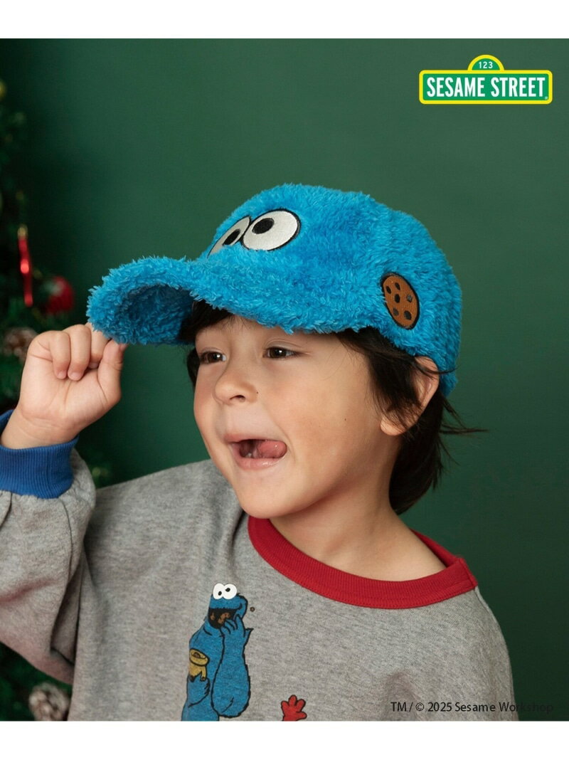 BREEZE セサミストリート ボアキャップ エフオーオンラインストア 帽子 その他の帽子 レッド ピンク グリーン ブルー イエロー