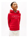 TOMMY HILFIGER BOYS マルチフラッグエンブロイドレギュラーパーカー トミーヒルフィガー トップス スウェット・トレーナー レッド ホワイト【送...