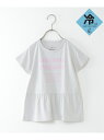 【SALE／30%OFF】ikka 【キッズ】【冷感】ペプラムTシャツ(100~160cm) イッカ トップス カットソー・Tシャツ ブラック【RBA_E】 3