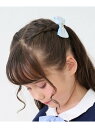 mezzo piano ミニリボン ヘアクリップ2個セット ナルミヤオンライン ヘアアクセサリー その他のヘアアクセサリー ピンク ホワイト ブルー【送料無料】