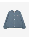 Bshop DANTON | キッズ コットン クルーネックカーディガン ビショップ トップス カーディガン レッド グレー ブルー【送料無料】