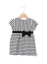 【SALE/60%OFF】BeBe スムースボーダーワンピー...