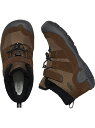 KEEN（キーン）(KIDS)KNOTCH CHUKKA / (キッズ)ノッチ チャッカKEENならではの機能と耐久性に優れた製法を融合したコレクションKNOTCH。KEEN ALL CONDITION SHOES.楽しいことが大好きな子供の足を考えた屈曲性は、様々なシチュエーションでマルチに活躍。KEEN独自の保温機能を備えたKNOTCHウィンターバージョン。ちょっとしたアウトドアも可能なサポート性が高いチャッカーブーツデザイン。素材●UPPER : アッパーには上質なスエードレザーとナイロンを採用●MIDSOLE： フットベッド一体型ミッドソール●OUTSOLE： プラスチックとゴムの中間の性質を持ち、リサイクルも可能、軽量性と耐久性に優れたTPRアウトソール、踏み跡を残さず、耐摩耗性とグリップ性に優れたノンマーキング仕様●LINING : 暖かな履き心地のフリースライニング●FOOTBED : 足裏の形状に合わせて立体成型され、屈曲性に優れたEVAフットベッドが快適なクッション性を発揮特徴●脱ぎ履きが容易でコンフォートなフィット感、KEENならではのバンジーシューレースと、甲をホールドし脱ぎ履きを容易にする調節可能なHook & Loopストラップを採用●暖かな履き心地のフリースライニング●土踏まずの形状に立体成型されたアーチサポートが、中足部へのサポート性を向上●横方向へのサポートが足首とヒール部の安定性を向上●人間工学的にデザインされたつま先部の切り込みが、足指を動きやすくして歩行時のバランスを向上●ソールとアッパーを接着剤不使用で貼り合わせる、よりエコフレンドリーな製法を採用●KEEN独自の保温素材《KEEN.WARM》を100g使用、冬の寒さにも快適な履き心地をキープお手入れ方法お手入れ後は、風通しの良い日陰での自然乾燥をおすすめします。素材に限らず靴の乾燥時には直射日光、ストーブ、ドライヤー、乾燥機等で乾燥すると、変形、縮み、変色、ソール剥離の原因となります。また、落としきれなかった汚れや洗剤が残っていた場合は、急速な乾燥により部分的に集積したまま乾き、シミ状に浮き出る恐れがあります。スニーカー / 男の子 / 女の子 / 子供 / 靴 / キッズシューズ / 運動靴 / つま先保護 / チャッカ / ブーツ / ストラップ型番：1026737-0-200 GC6778【採寸】商品のサイズについて【商品詳細】※画面上と実物では多少色具合が異なって見える場合もございます。ご了承ください。商品のカラーについて 【予約商品について】 ※「先行予約販売中」「予約販売中」をご注文の際は予約商品についてをご確認ください。 ■重要なお知らせ※ 2点以上ご購入の場合、全ての商品が揃い次第一括でのお届けとなります。お届け予定日の異なる商品をお買い上げの場合はご注意下さい。お急ぎの商品がございましたら分けてご購入いただきますようお願い致します。発送について ※ 買い物カートに入れるだけでは在庫確保されませんのでお早めに購入手続きをしてください。当店では在庫を複数サイトで共有しているため、同時にご注文があった場合、売切れとなってしまう事がございます。お手数ですが、ご注文後に当店からお送りする「ご注文内容の確認メール」をご確認ください。ご注文の確定について ※ Rakuten Fashionの商品ページに記載しているメーカー希望小売価格は、楽天市場「商品価格ナビ」に登録されている価格に準じています。 商品の価格についてKEENKEENのその他のシューズ・靴シューズ・靴ご注文・お届けについて発送ガイドラッピンググッズ3,980円以上送料無料ご利用ガイドこの商品はセール商品のため返品・交換対象外です詳細はこちら &gt;&gt;