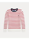 POLO RALPH LAUREN (ボーイズ 8才~20才)ストライプド ケーブルニット コットン セーター ラルフローレン トップス ニット【送料無料】