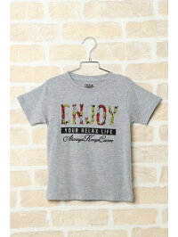 【SALE/25%OFF】ikka kids ENJOYロゴT(120ー160cm) イッカ カットソー【RBA_S】【RBA_E】