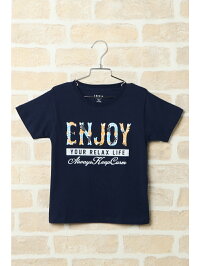 【SALE/25%OFF】ikka kids ENJOYロゴT(120ー160cm) イッカ カットソー【RBA_S】【RBA_E】