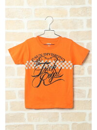 【SALE/25%OFF】ikka kids チェッカーモチーフロゴT(120ー160cm) イッカ カットソー【RBA_S】【RBA_E】