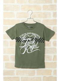 【SALE/25%OFF】ikka kids チェッカーモチーフロゴT(120ー160cm) イッカ カットソー【RBA_S】【RBA_E】