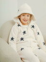 【SALE/30%OFF】gelato pique 【KIDS】パウダースタージャガードパーカ ジェラートピケ トップス パーカー・フーディー ピンク ホワイト...