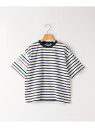 【SALE/40%OFF】SHIPS KIDS SHIPS KIDS:80~90cm / オーガニック コットン ボーダー TEE シップス トップス カットソー・Tシャツ ホワイト ネイビー【RBA_E】