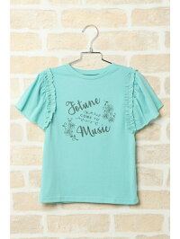 【SALE/25%OFF】ikka kids アームフリルロゴT(110ー160cm) イッカ カットソー【RBA_S】【RBA_E】