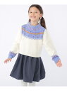 【SALE/50%OFF】SHIPS KIDS SHIPS KIDS:100~130cm / <手洗い可能> ノルディック レイヤード ワンピース シップス ワ...